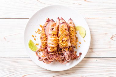 sarımsaklı kızarmış kalamar