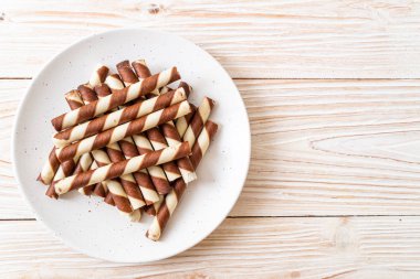 çikolata gofret sopa rulo