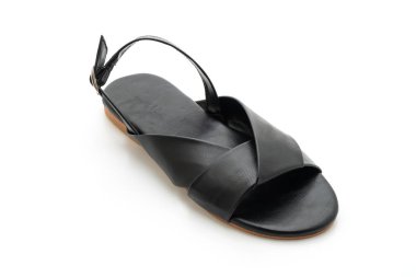 moda erkek ve kadın deri sandalet slingback ile
