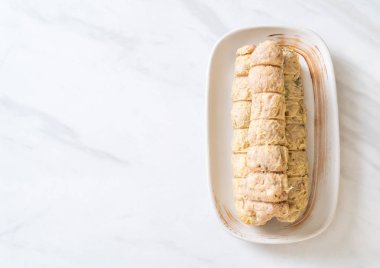 Buharda yengeç et rulo