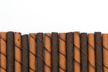 çikolatalı gofret çubuk rulo