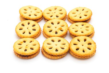 ananas reçel ile bisküvi