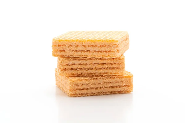 Biscoito wafer com creme de laranja — Fotografia de Stock
