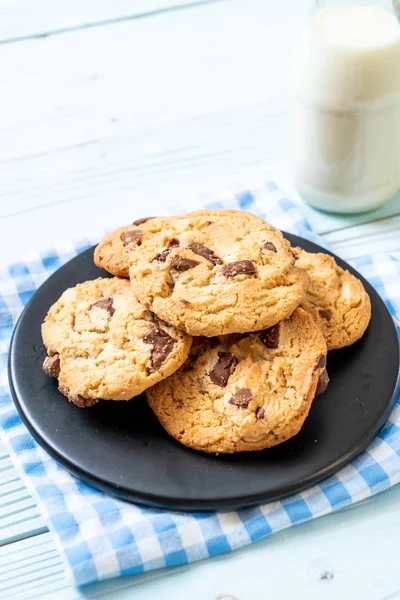 Galletas con chispas de chocolate — Foto de Stock