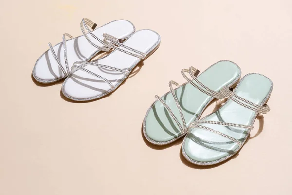 Damesmode schoenen of sandalen — Stockfoto