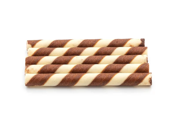 Biscuit wafer stick cu aromă de cremă de ciocolată — Fotografie, imagine de stoc