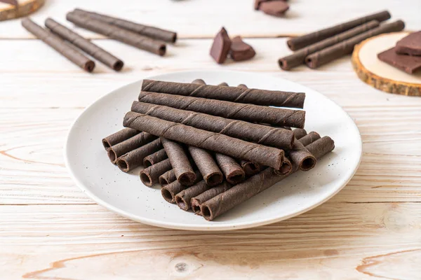 chocolate wafers stick roll