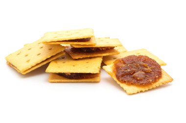 ananas reçel ile bisküvi