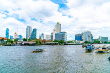 Bangkok Tayland-Temmuz 17 2019: Bangkok başkenti görünüm ile r