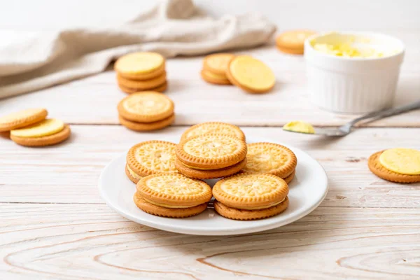 バタークリームのクッキー — ストック写真