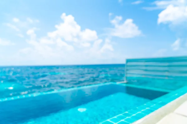 Abstracta piscina borrosa y fondo marino en Maldivas —  Fotos de Stock