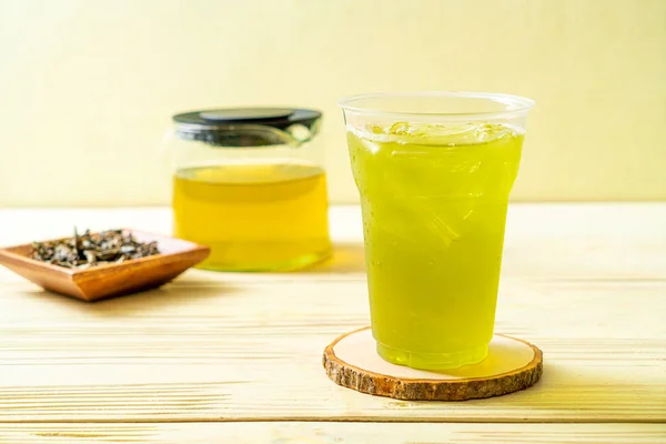 Ледяной японский чай — стоковое фото