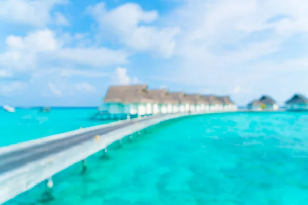Borrão abstrato praia tropical e mar em Maldivas para fundo Fotografia De Stock