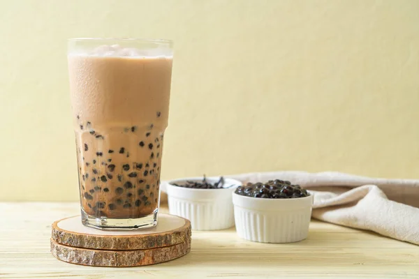 Taiwán té de leche con burbujas — Foto de Stock