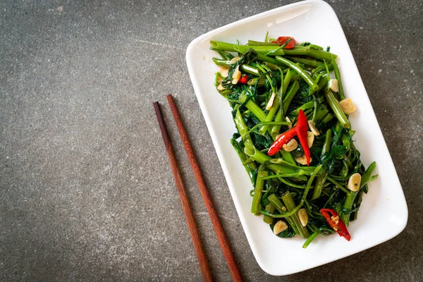 Stir-Fried Chinese Morning Glory or Water Spinach