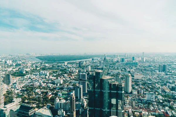 Güzel cityscape mimarisi ve Bangkok Th içinde bina
