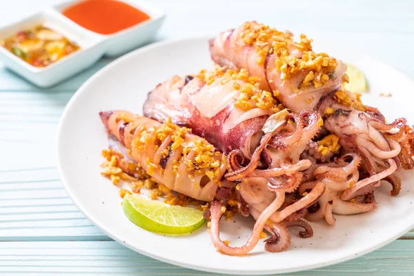 sarımsaklı kızarmış kalamar