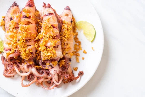 sarımsaklı kızarmış kalamar