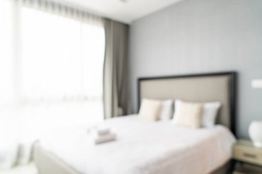 Soyut bulanıklık ve ufuk yatak odası iç