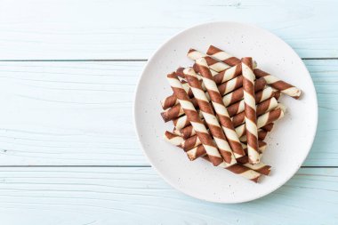 çikolata gofret sopa rulo