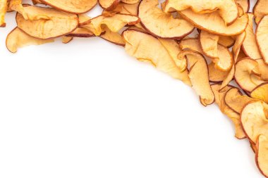 Ev yapımı kurutulmuş organik elma dilimli