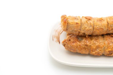 Derin kızarmış Yengeç rulo