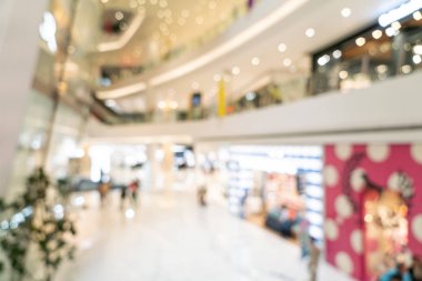 Soyut bulanıklık ve defocused lüks alışveriş merkezi