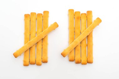 beyaz arka plan bisküvi ekmek sopa