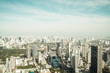Güzel cityscape mimarisi ve Bangkok Th içinde bina
