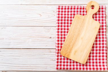 mutfak bezle ahşap tahta boş kesme