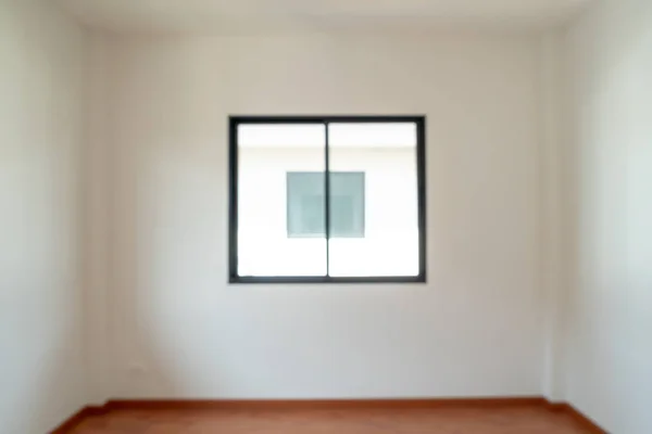 Abstrato desfoque quarto vazio com janela e porta em casa — Fotografia de Stock