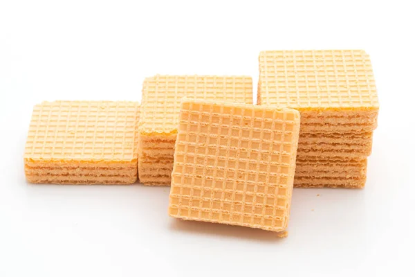 Wafer kex med apelsin grädde — Stockfoto