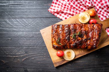 Izgara Barbekü kaburga domuz