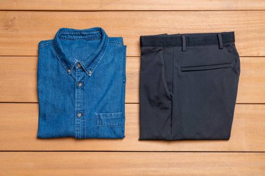 Güzel rahat erkek giyim ve moda seti 