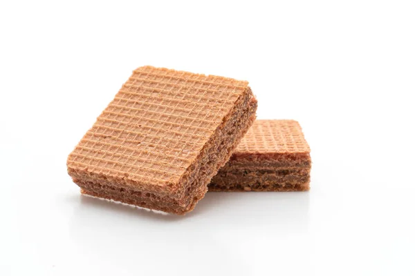 Biscoito wafer com creme de chocolate — Fotografia de Stock