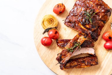 Izgara Barbekü kaburga domuz