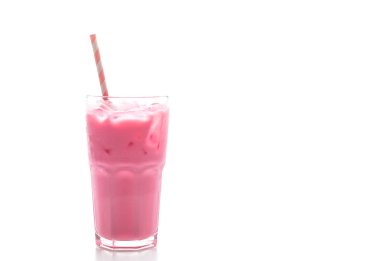 pembe çilek milkshake