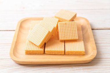 turuncu krem ile gofret