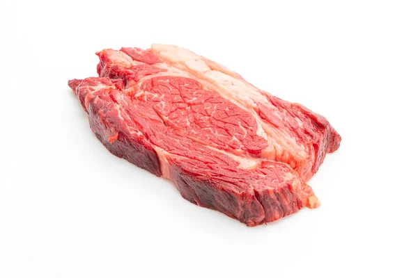 生鲜牛肉牛排或生肉 — 图库照片