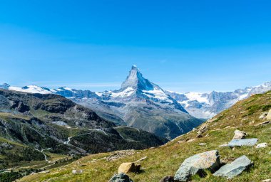 Gösterim Matterhorn Peak Zermatt, İsviçre.