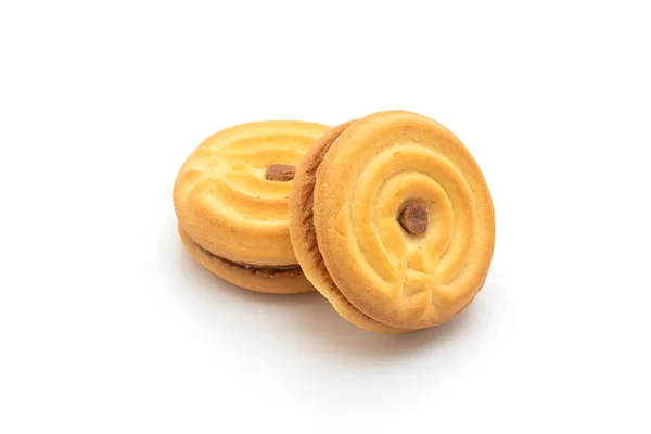 Cookies with chocolate cream — Stock Photo, Image