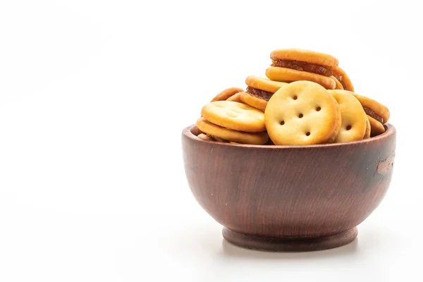Кокосове печиво з ананасовим варенням — стокове фото