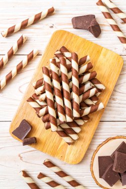 çikolata gofret sopa rulo