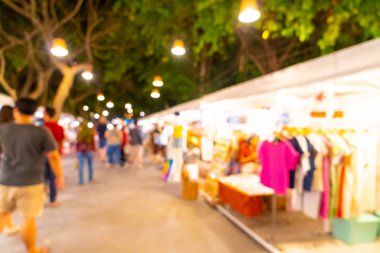 soyut bulanıklık ve gece semt pazarı defocused