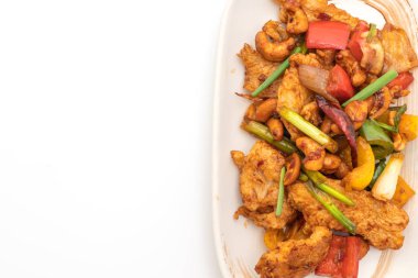 Cevizli kızarmış tavuk. 