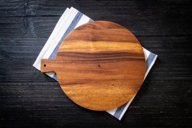 mutfak bezle ahşap tahta boş kesme