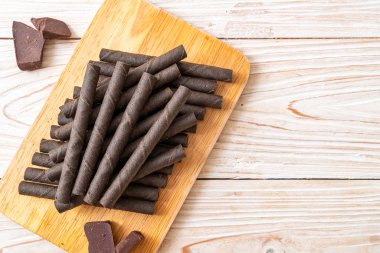 çikolata gofret sopa rulo