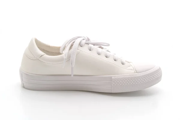 Sneakers bianche su sfondo bianco — Foto Stock