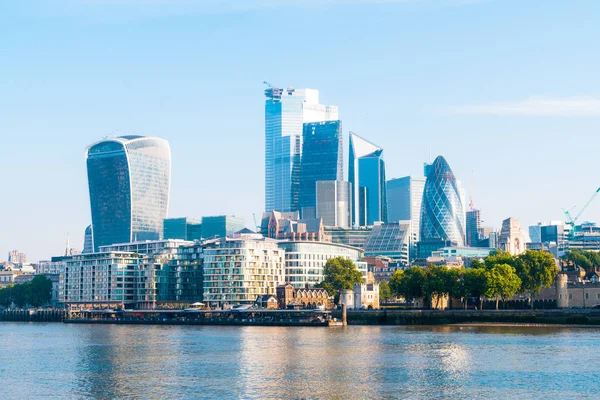 Finansiella distriktet i london — Stockfoto