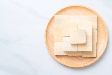 krema ile süt gofret